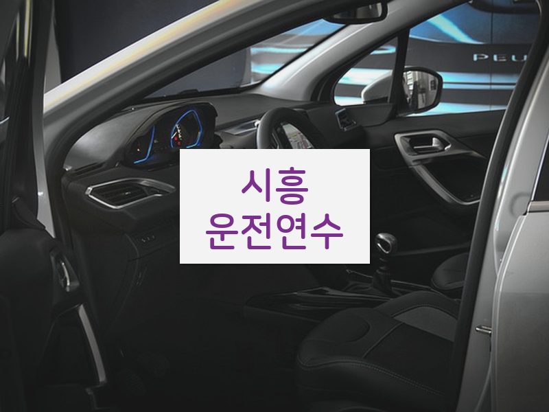시흥운전연수 후기
