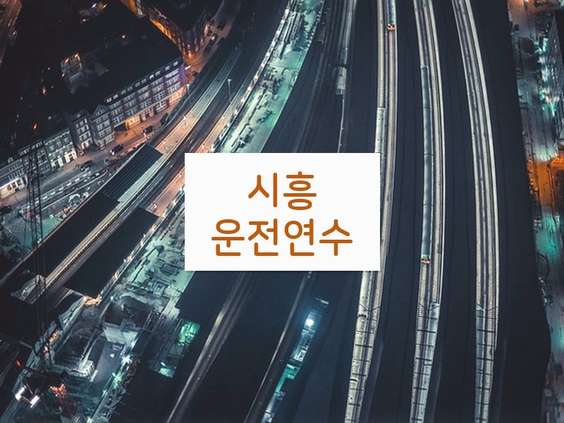 시흥운전연수 후기