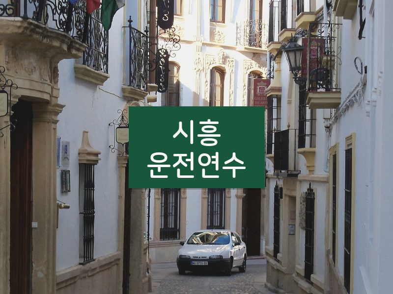 시흥운전연수 후기