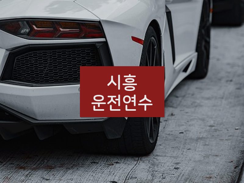 시흥운전연수 후기
