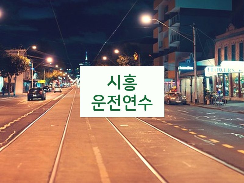 시흥운전연수 후기