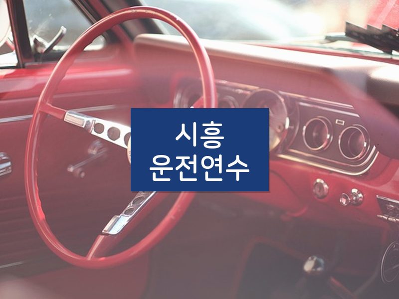 시흥운전연수 후기