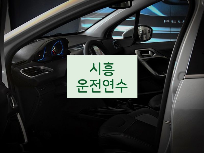 시흥운전연수 후기