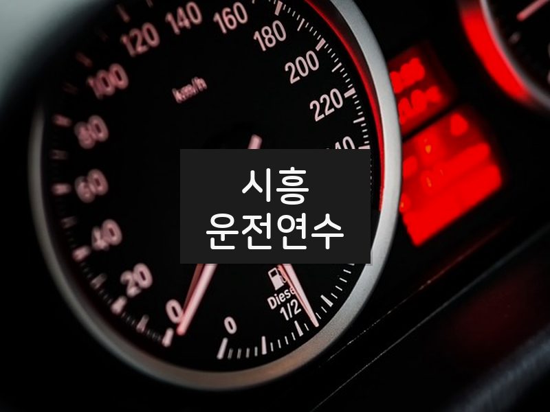 시흥운전연수 후기