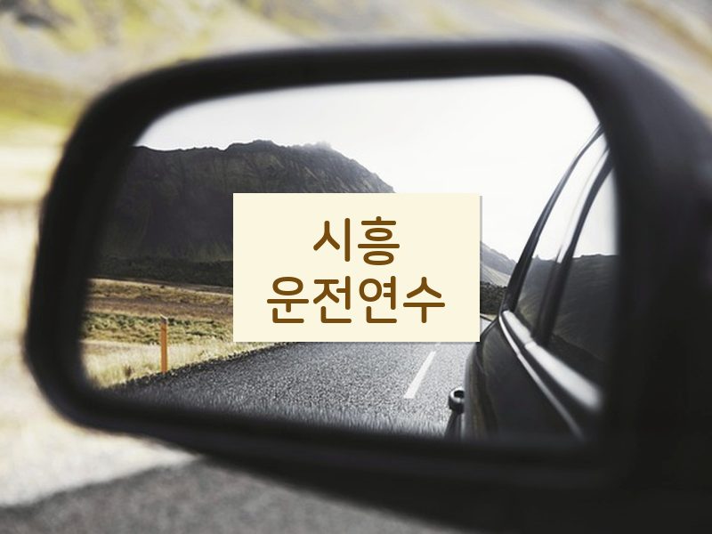 시흥운전연수 후기
