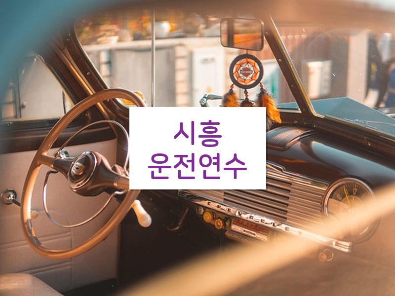 시흥운전연수 후기