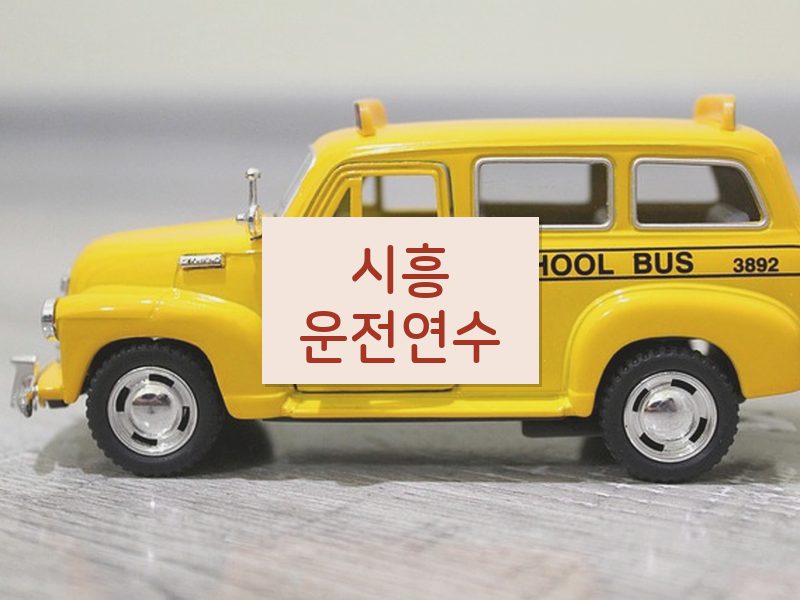 시흥운전연수 후기