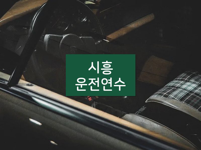 시흥운전연수 후기