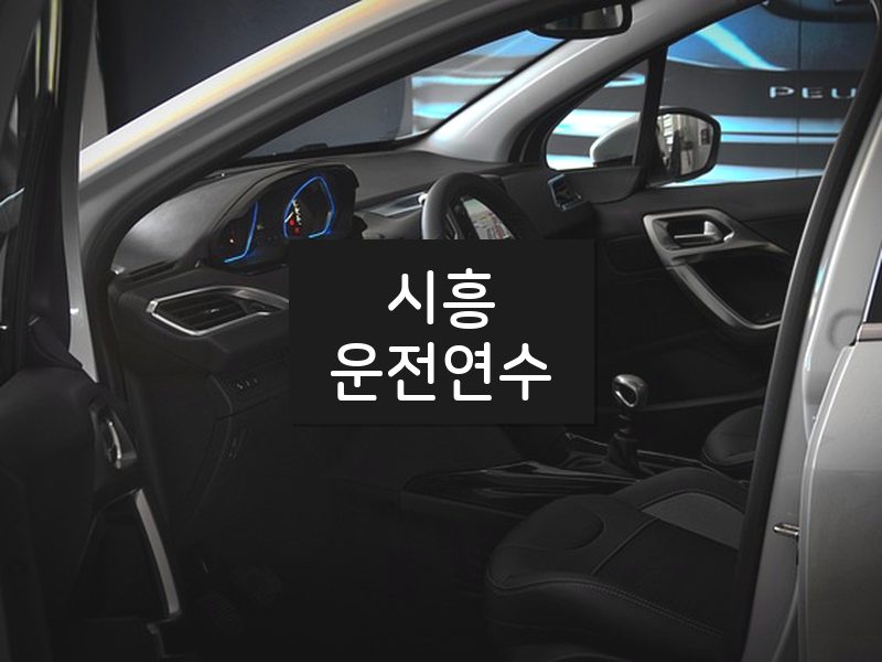 시흥운전연수 후기