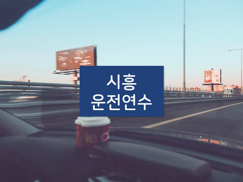 시흥운전연수 후기