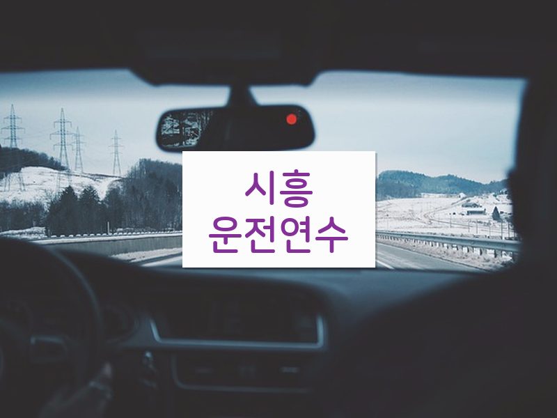 시흥운전연수 후기
